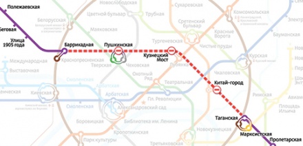 Закрытие станции метро «Пушкинская» 
