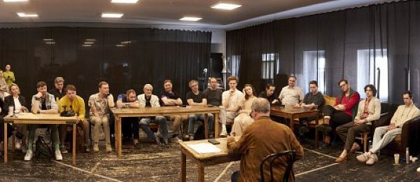 Первая репетиция спектакля "Другая сказка" Сергея Урсуляка